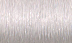 Kreinik Blending Filament 100HL White Hi Lustre 50 meters/55 yards per spool 
